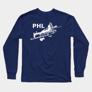 PHL - Philadelphia International Airport Long Sleeve T-Shirt